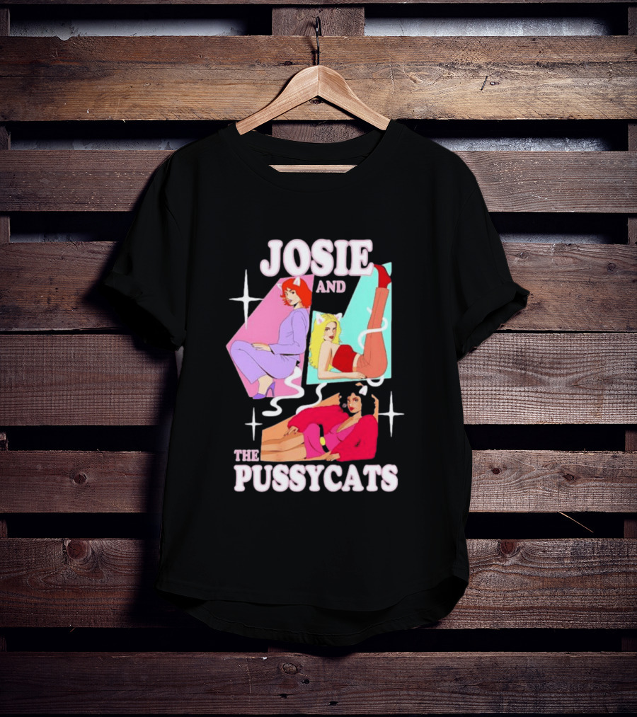 Josie And The Pussycats Valerie Brown Melody Valentine Vintage Cartoon Fashion T-Shirt