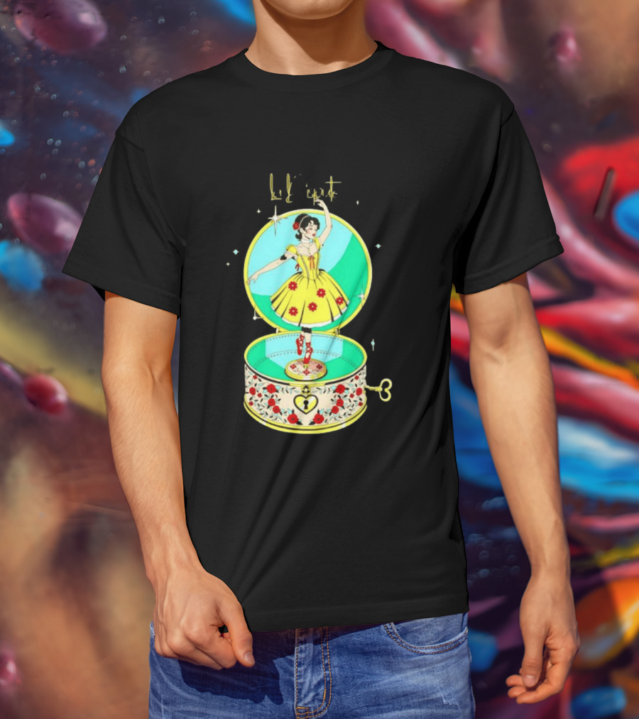 La Dispute Such Small Hands Ballerina Music Box Vintage Style Yellow Dress Flowers T-Shirt