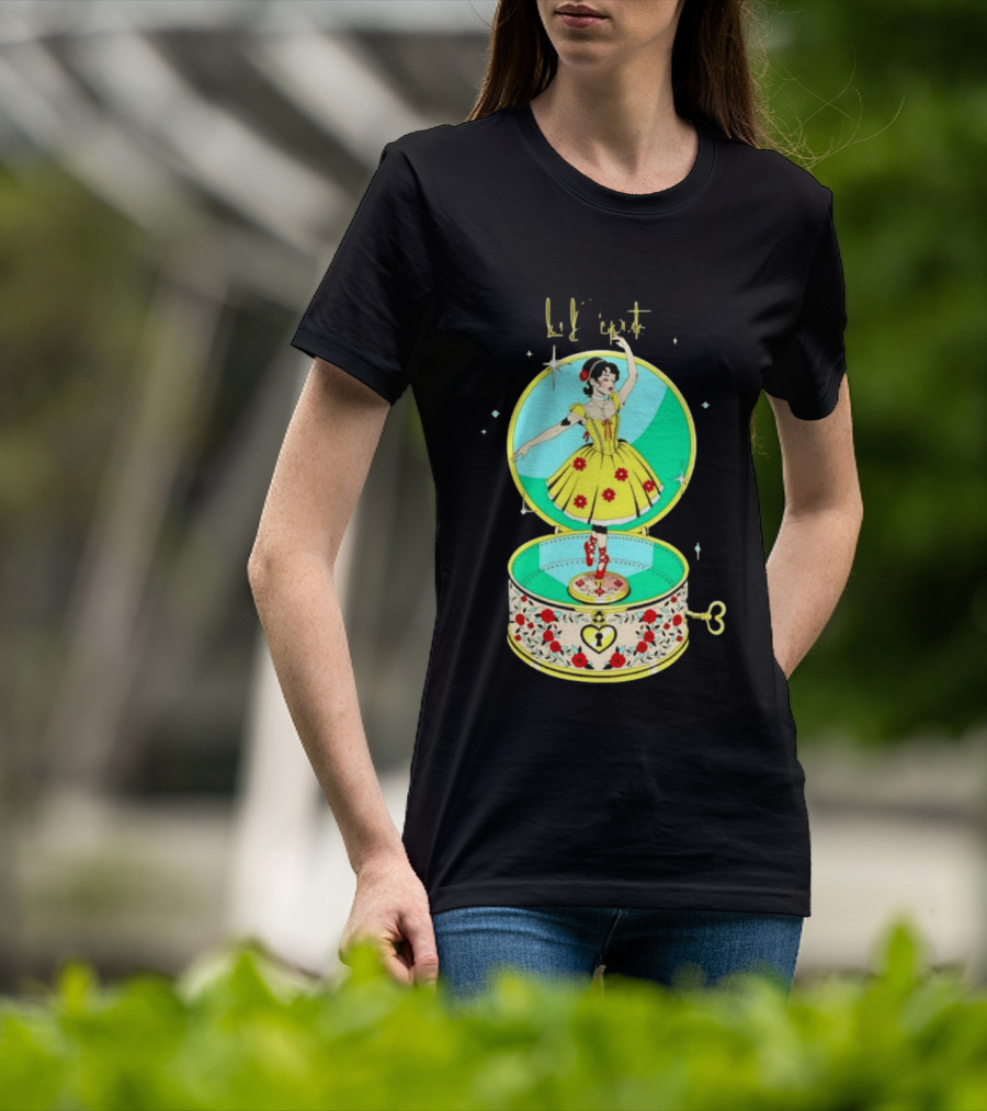 La Dispute Such Small Hands Ballerina Music Box Vintage Style Yellow Dress Flowers T-Shirt