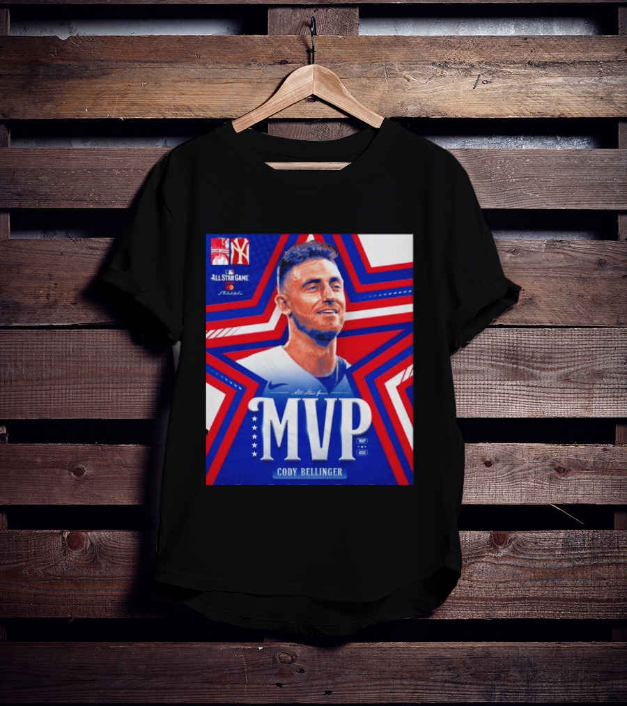 Cody Bellinger MVP 2026 MLB All Star Game Philadelphia Yankees Stars T-Shirt