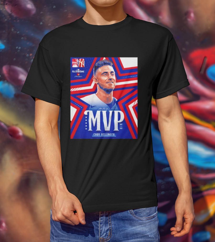 Cody Bellinger MVP 2026 MLB All Star Game Philadelphia Yankees Stars T-Shirt
