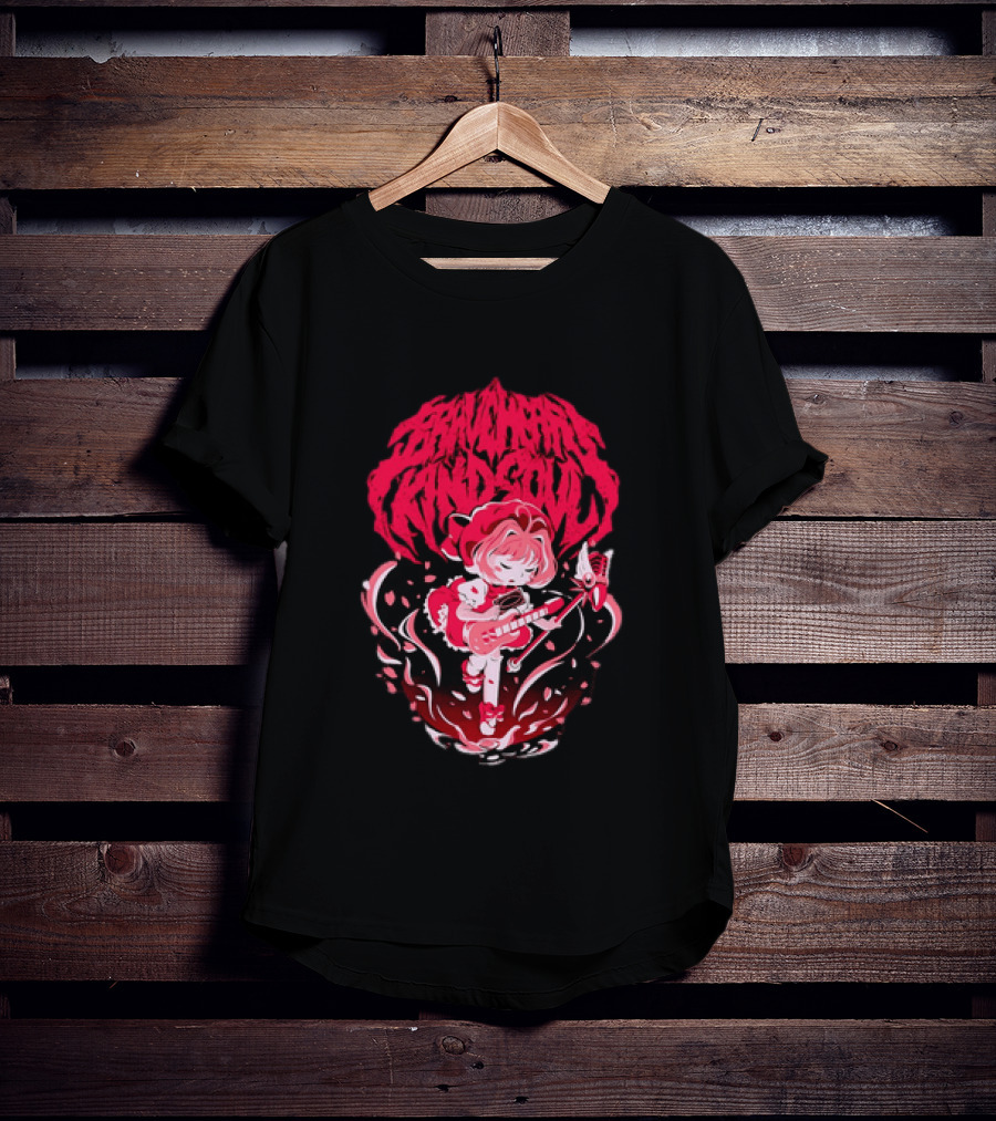 Sakura Kinomoto Braveheart Kind Soul Anime Magic Wand Girl T-Shirt