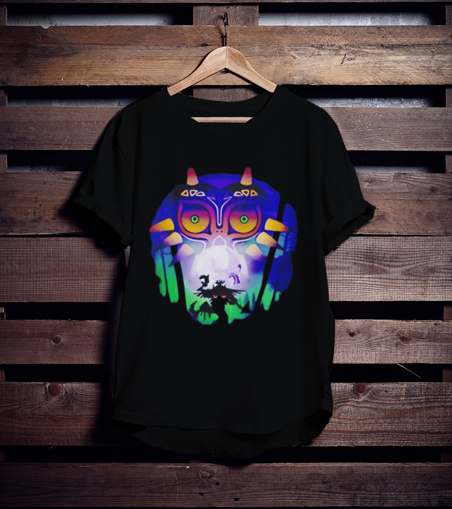 Majora's Mask Legend Of Zelda Skull Kid And Moon T-Shirt