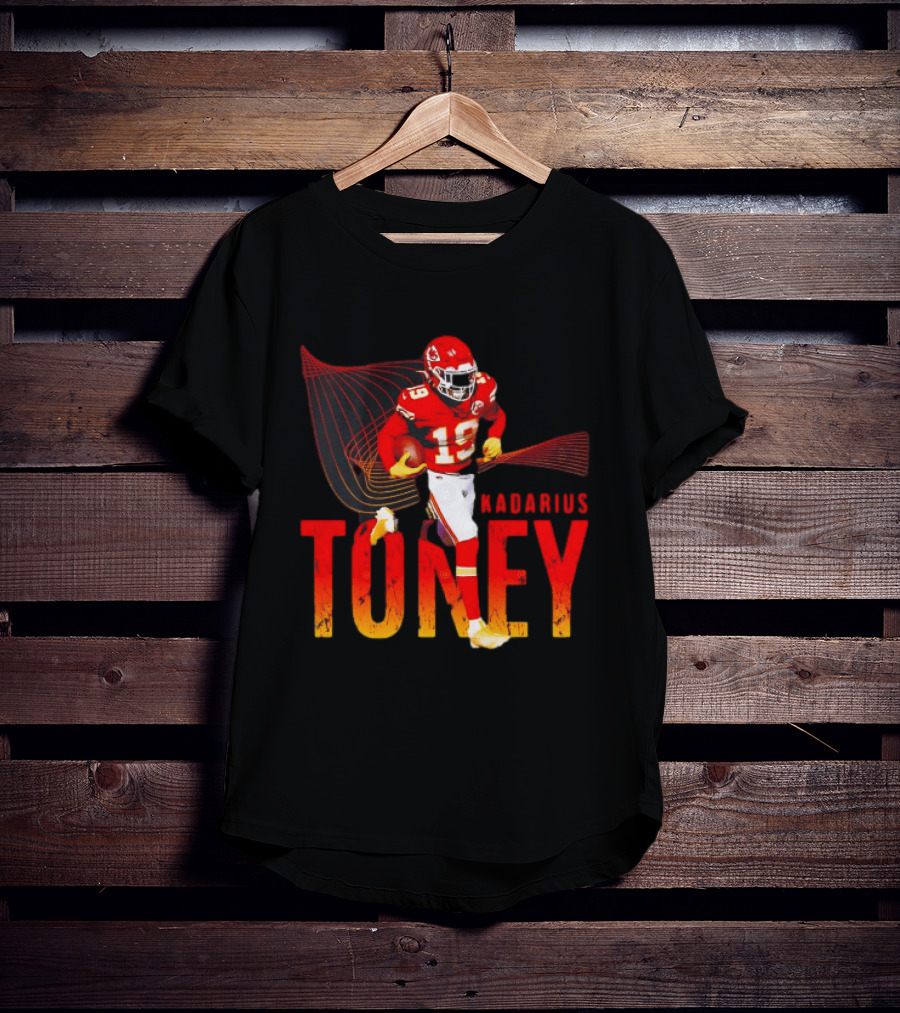 Kadarius Toney Kansas City Chiefs Running Football Star T-Shirt