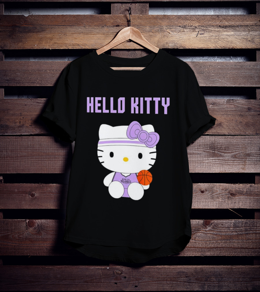 Hello Kitty Basketball Player Golden State Valkyries Collaboration T-Shirt