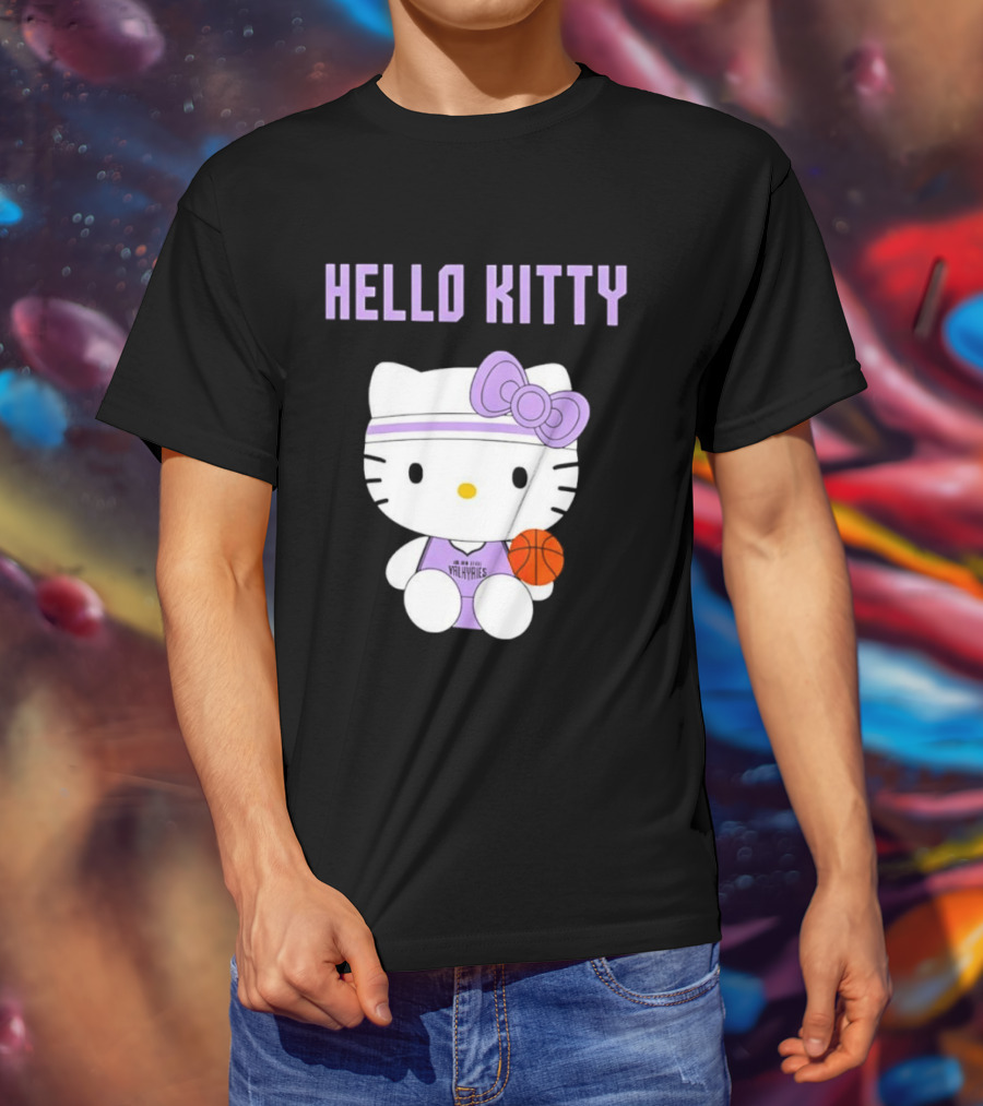 Hello Kitty Basketball Player Golden State Valkyries Collaboration T-Shirt