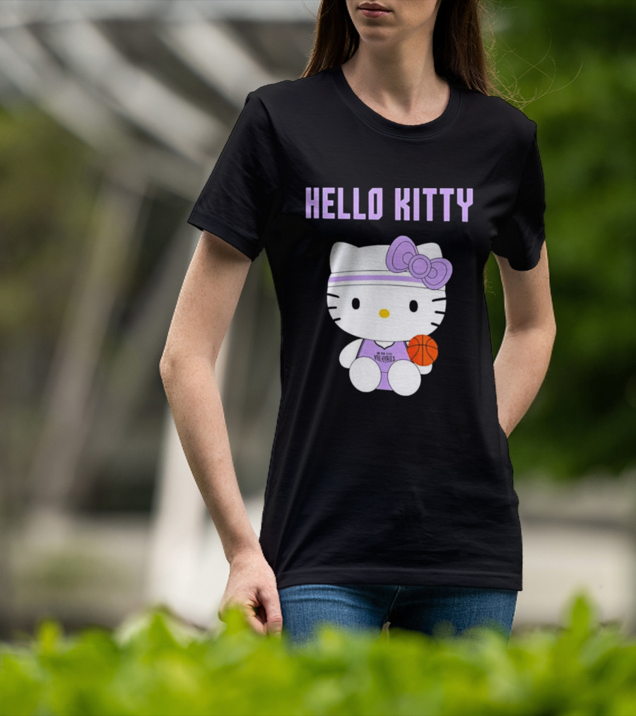 Hello Kitty Basketball Player Golden State Valkyries Collaboration T-Shirt