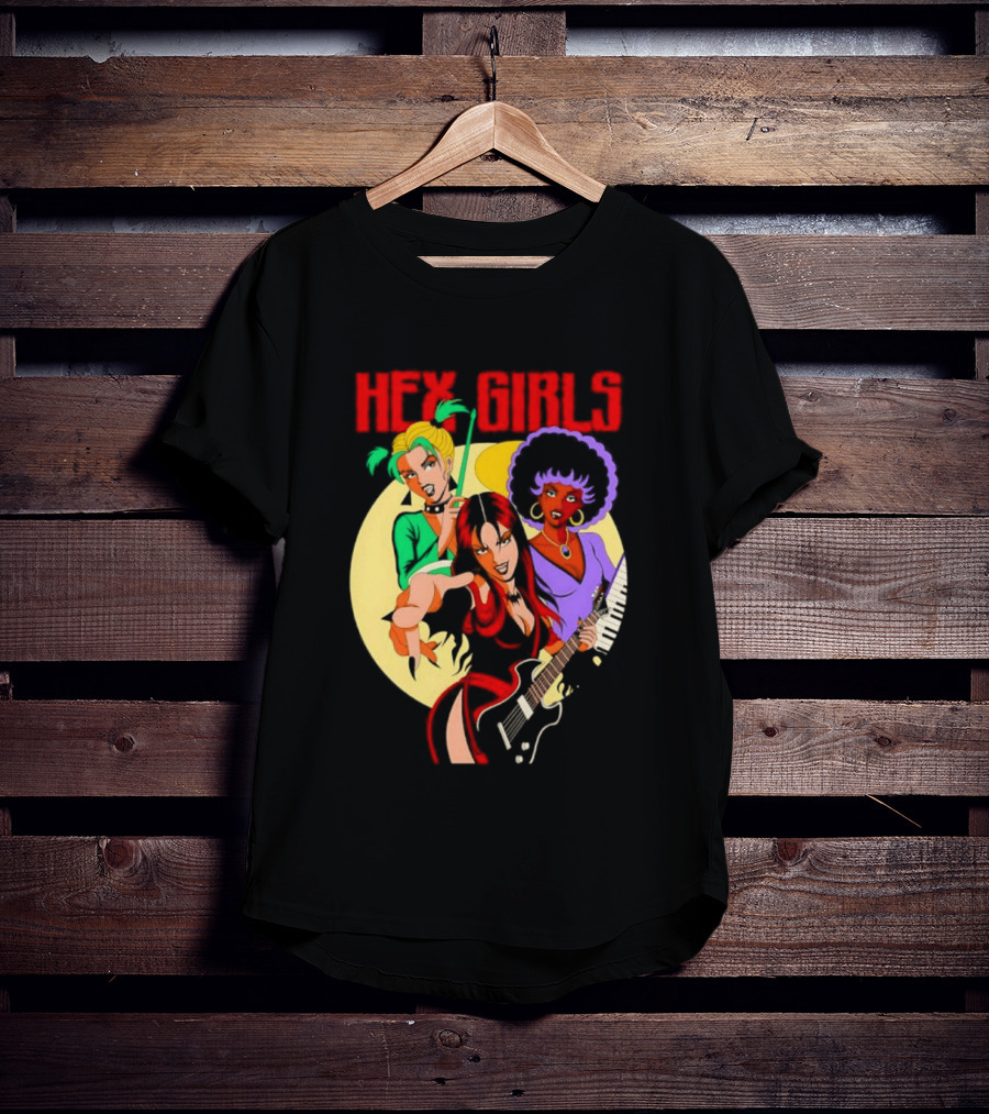 Hex Girls Scooby Doo Band Thorn Luna Dusk Animated Musical Trio T-Shirt