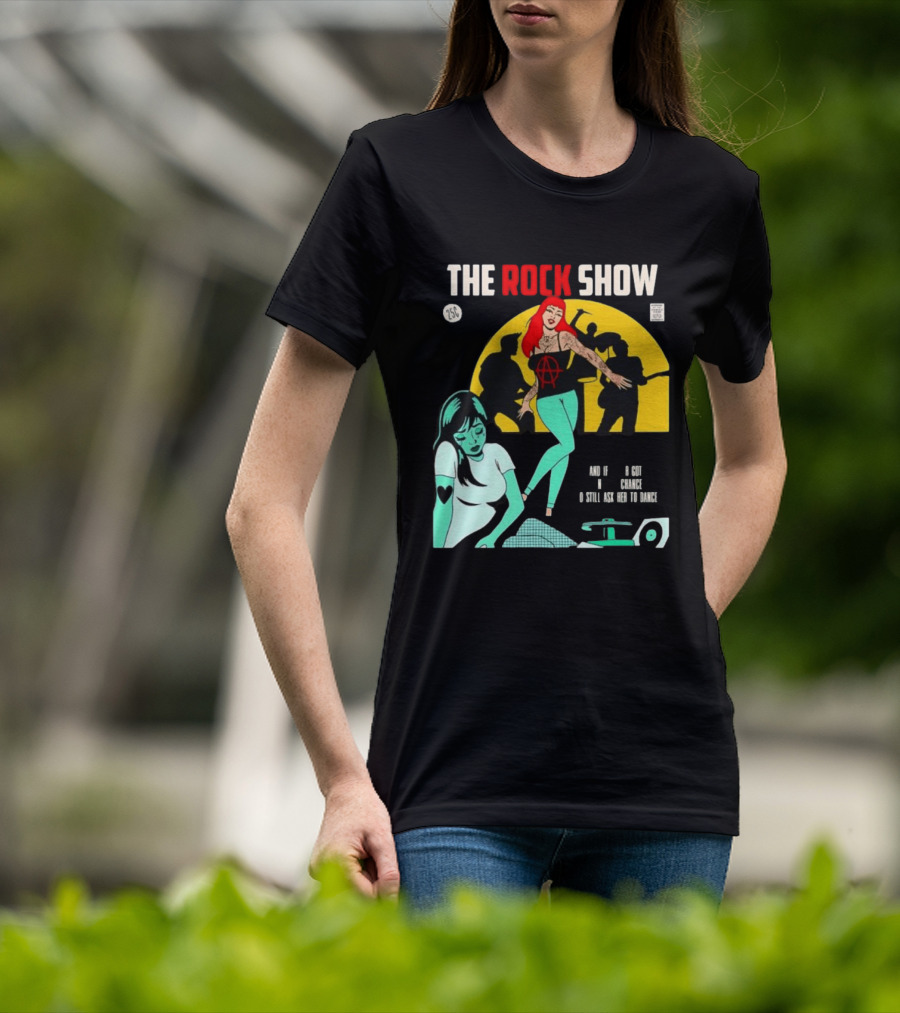 The Rock Show Comic Dance Chance Anarchy Girl Silhouette Scene T-Shirt