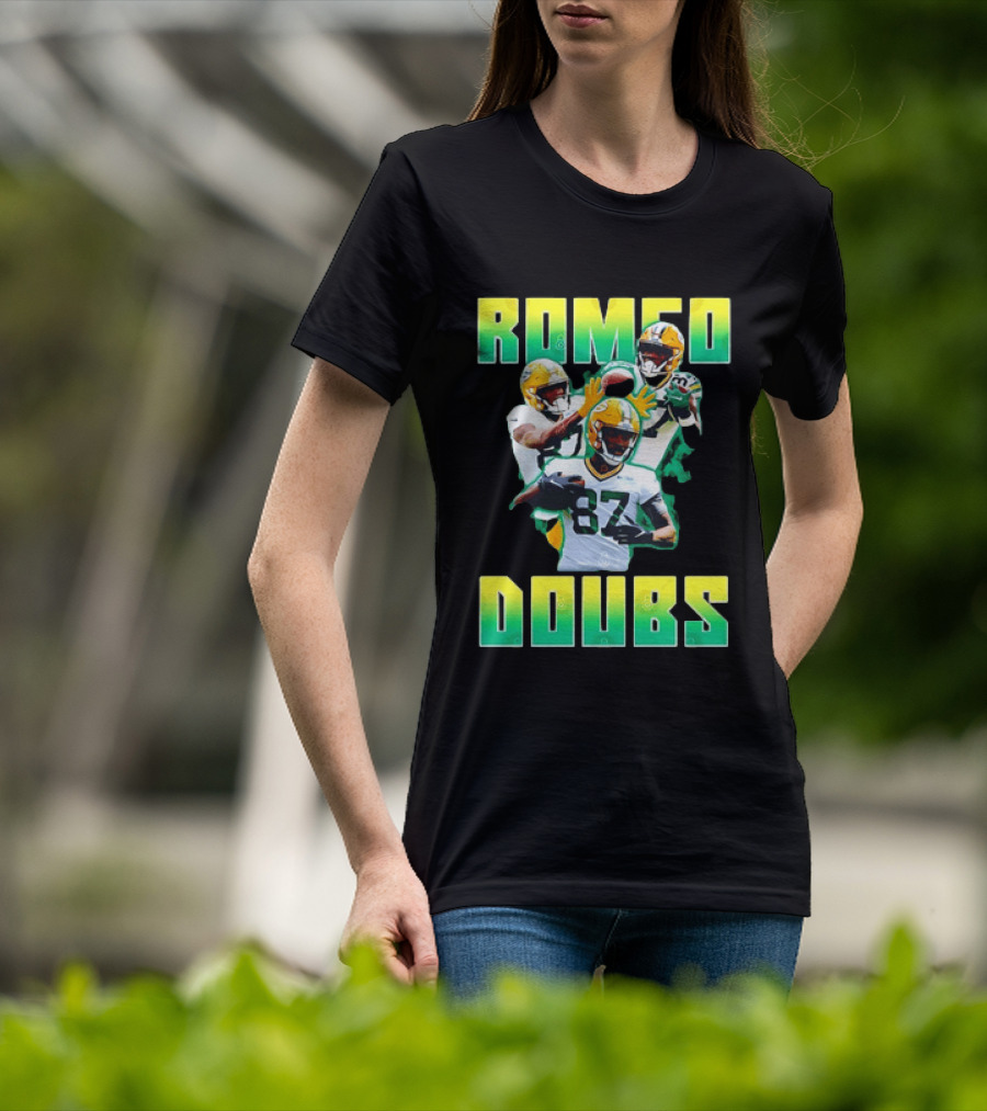 Green Bay Packers Football Romeo Doubs 87 Packers T-Shirt