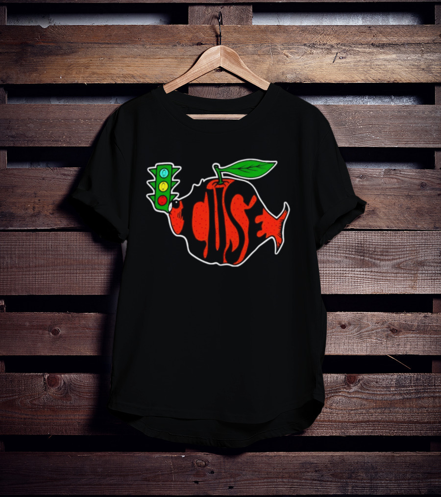 Phish Orange Fruit Shaped Fish Traffic Light Concert T-Shirt