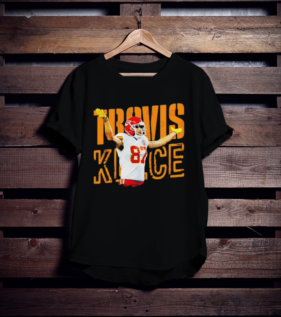 Travis Kelce 87 Kansas City Chiefs Football T-Shirt
