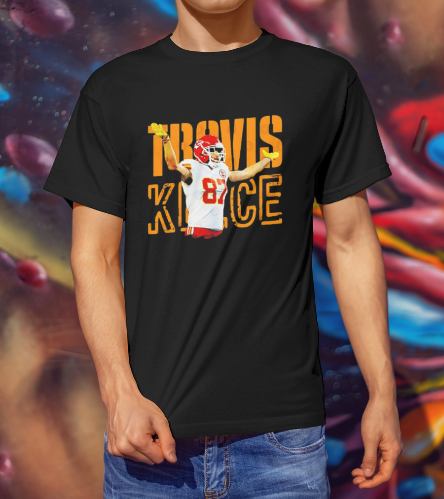 Travis Kelce 87 Kansas City Chiefs Football T-Shirt