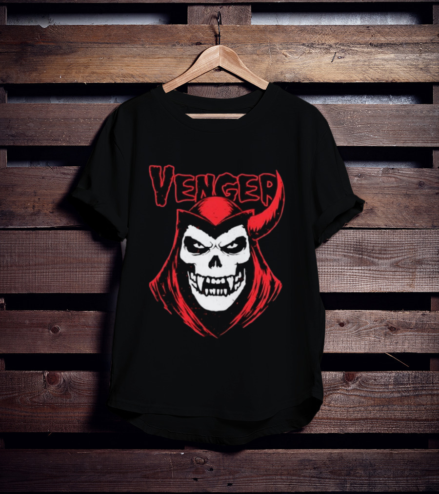 Venger Dungeons And Dragons Evil Villain Skull T-Shirt