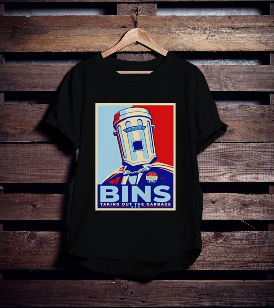 Binface Bins Hope Vote 2024 Taking Out The Garbage T-Shirt