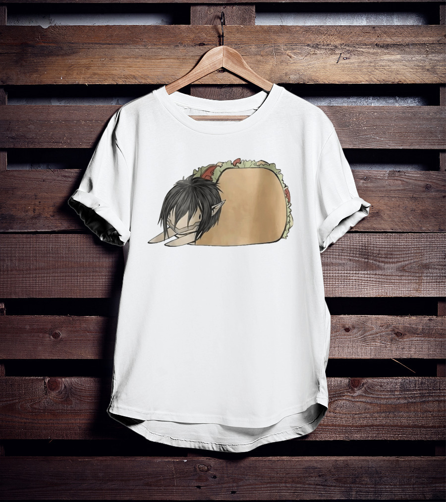 Attack On Titan A Taco On Titan Anime Mashup T-Shirt