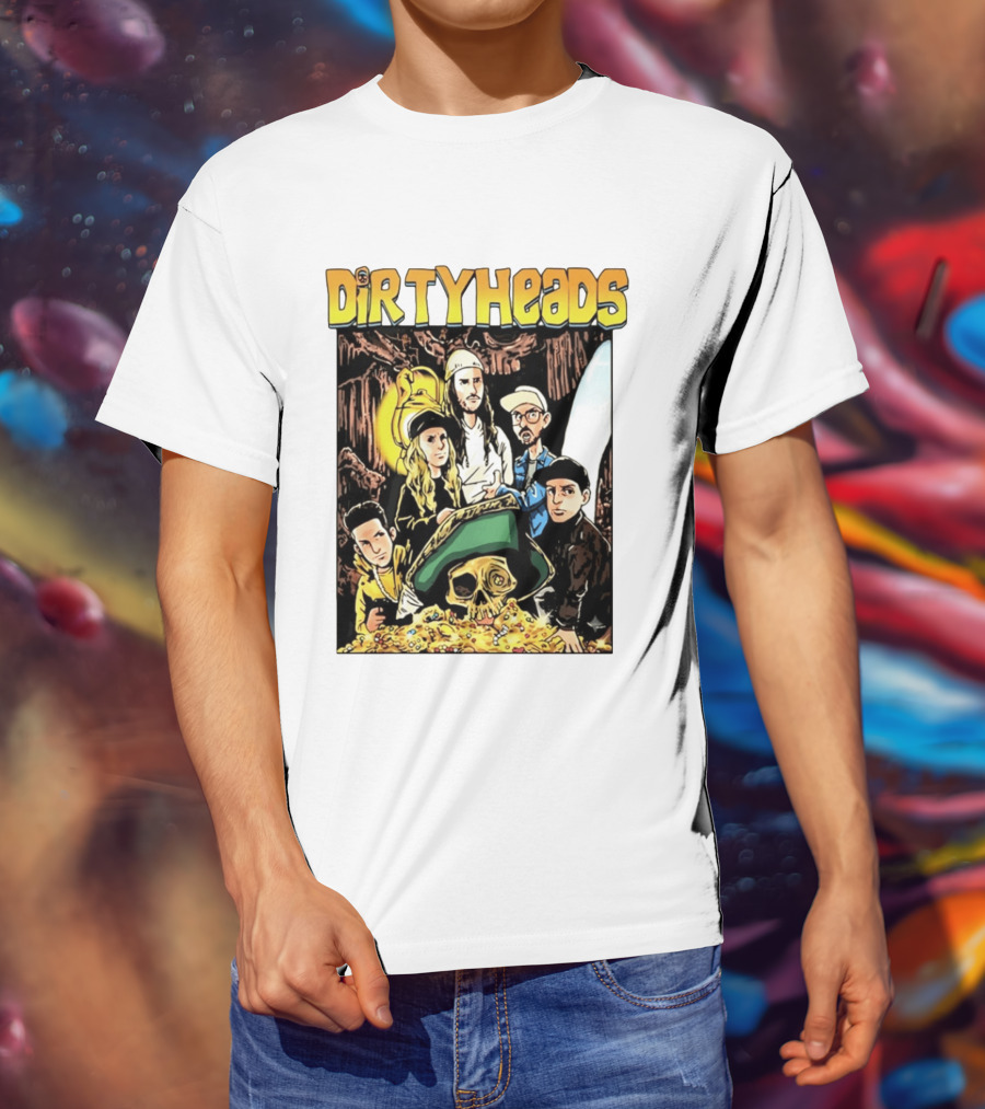 Dirty Heads Goonies Treasure Cave Adventure Tour 2024 T-Shirt