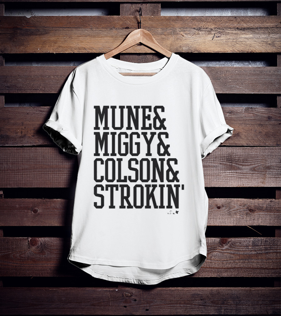 Munetaka Murakami Miguel Vargas Colson Montgomery Mune Miggy Strokin T-Shirt