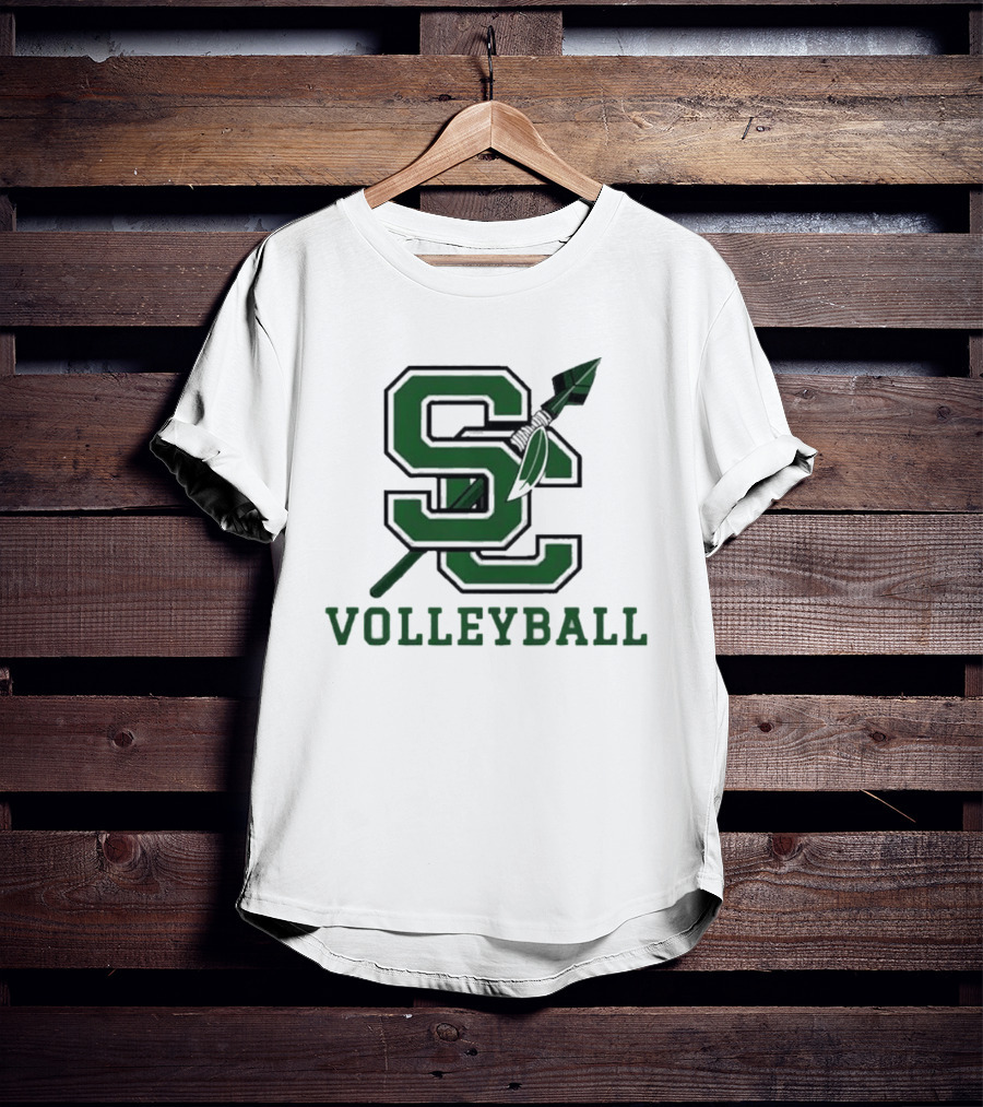 SC Volleyball Spear And Feather T-Shirt