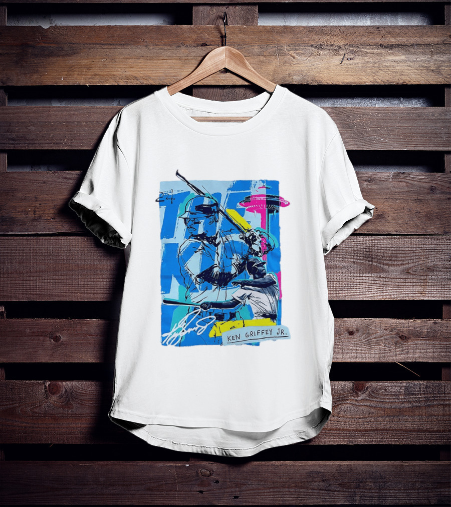 Ken Griffey Jr Seattle Mariners Baseball Legend T-Shirt