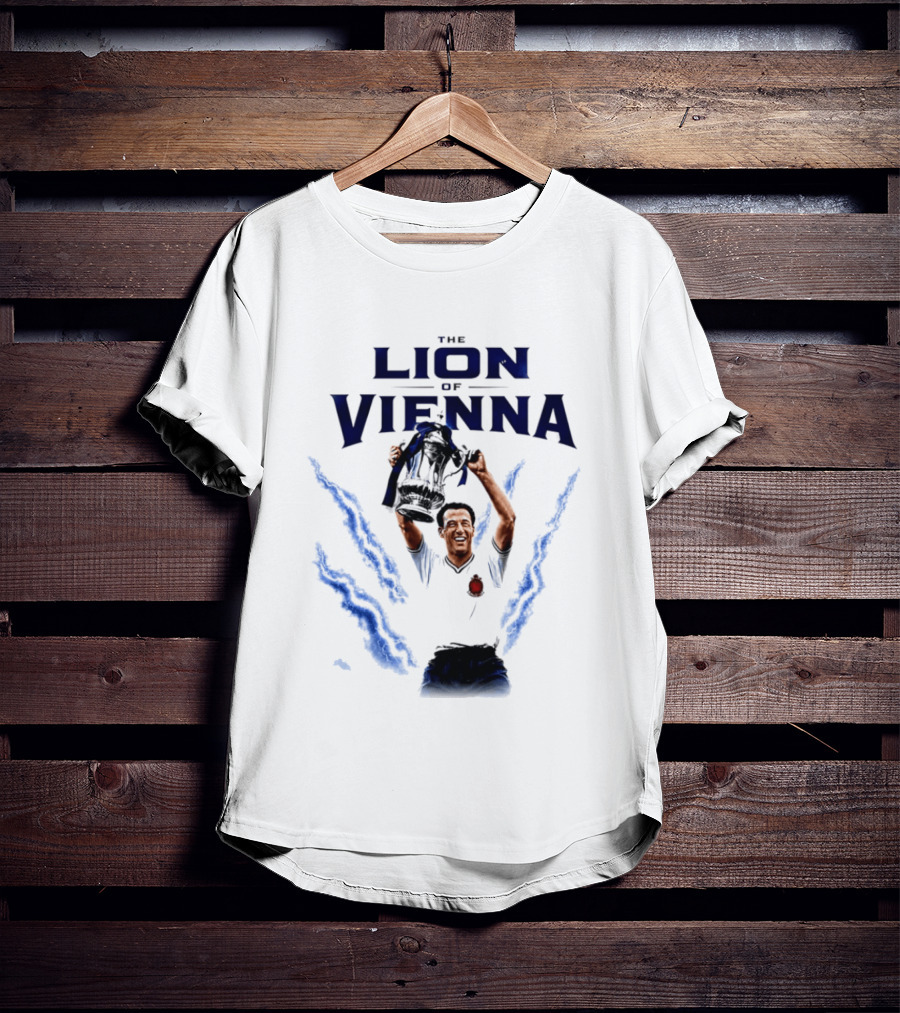 The Lion Of Vienna Nat Lofthouse Celebrating Bolton Football Victory T-Shirt