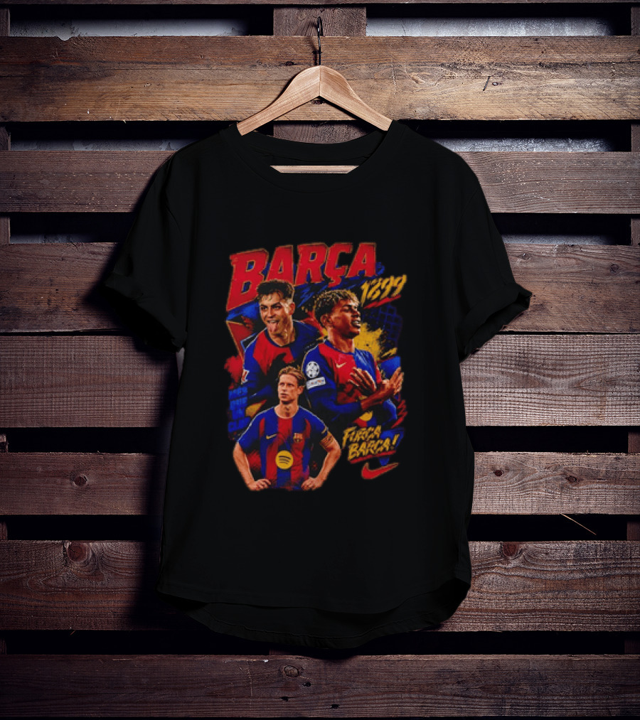 Barça 1899 Força Barça Soccer Pride Sports T-Shirt
