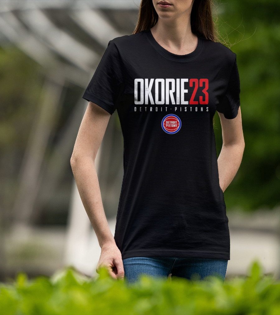 Okorie 23 Detroit Pistons T-Shirt