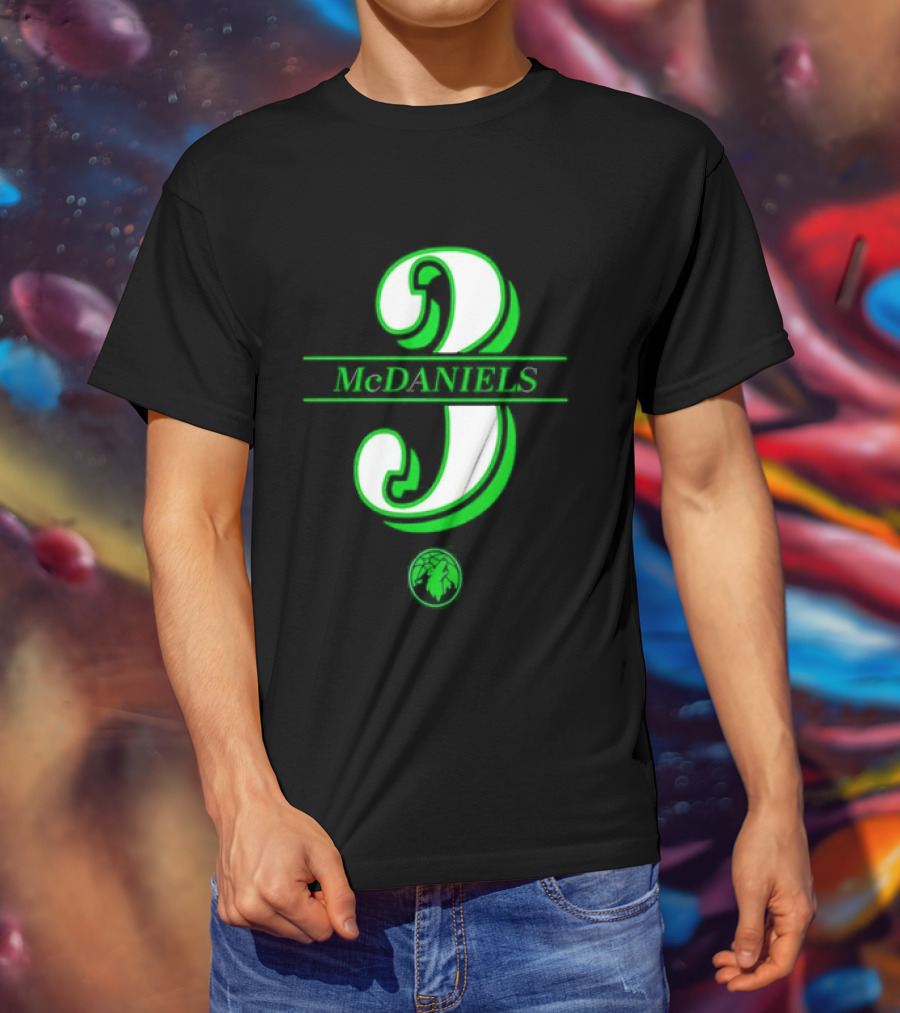 Jaden McDaniels Minnesota Timberwolves 3 McDaniels In The Paint T-Shirt