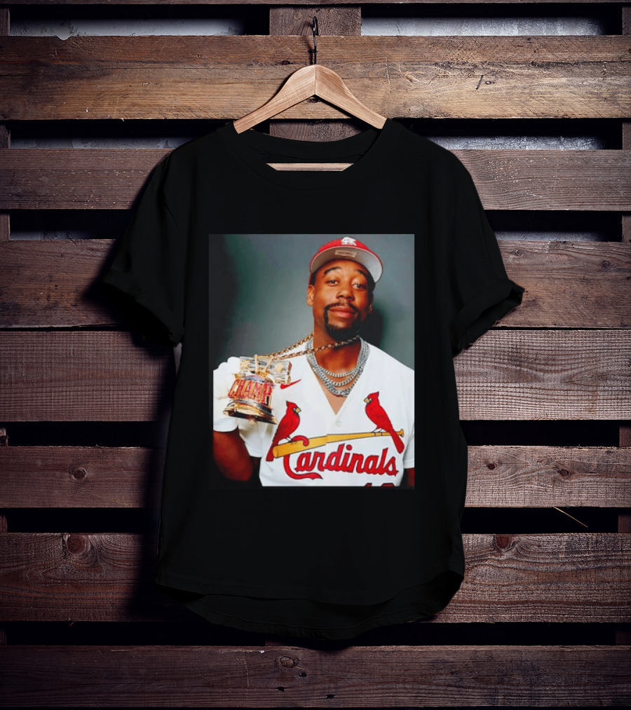 St Louis Cardinals Jordan Walker Champ Trophy Baseball T-Shirt