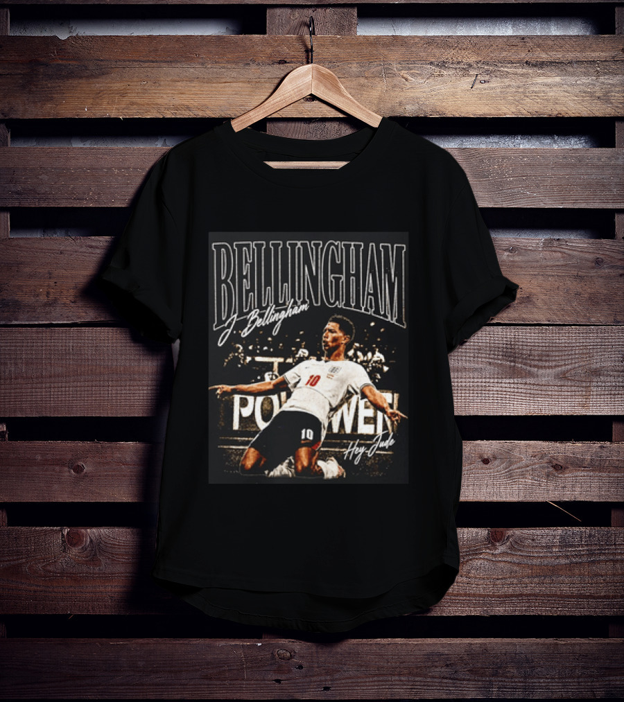 Bellingham J. Bellingham Hey Jude Football Power No. 10 T-Shirt