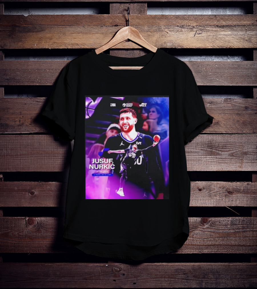 Jusuf Nurkić NBA Utah Jazz Contract 2 Years 22 Million T-Shirt