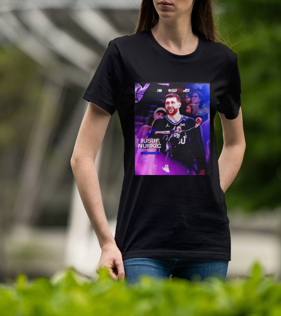 Jusuf Nurkić NBA Utah Jazz Contract 2 Years 22 Million T-Shirt