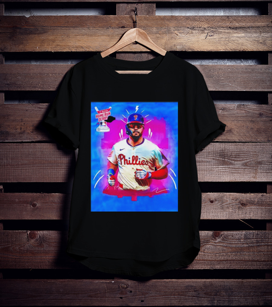 Philadelphia Phillies Kyle Schwarber 2024 Mobile Home Run Derby Highlights T-Shirt