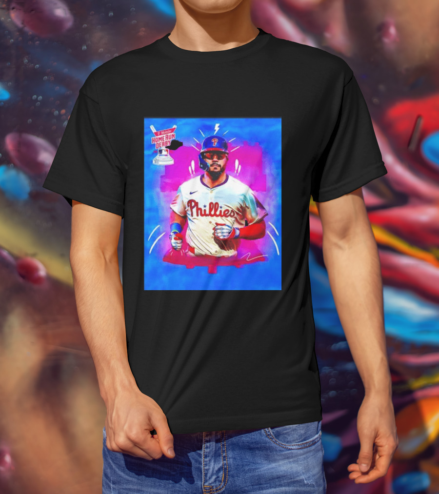 Philadelphia Phillies Kyle Schwarber 2024 Mobile Home Run Derby Highlights T-Shirt