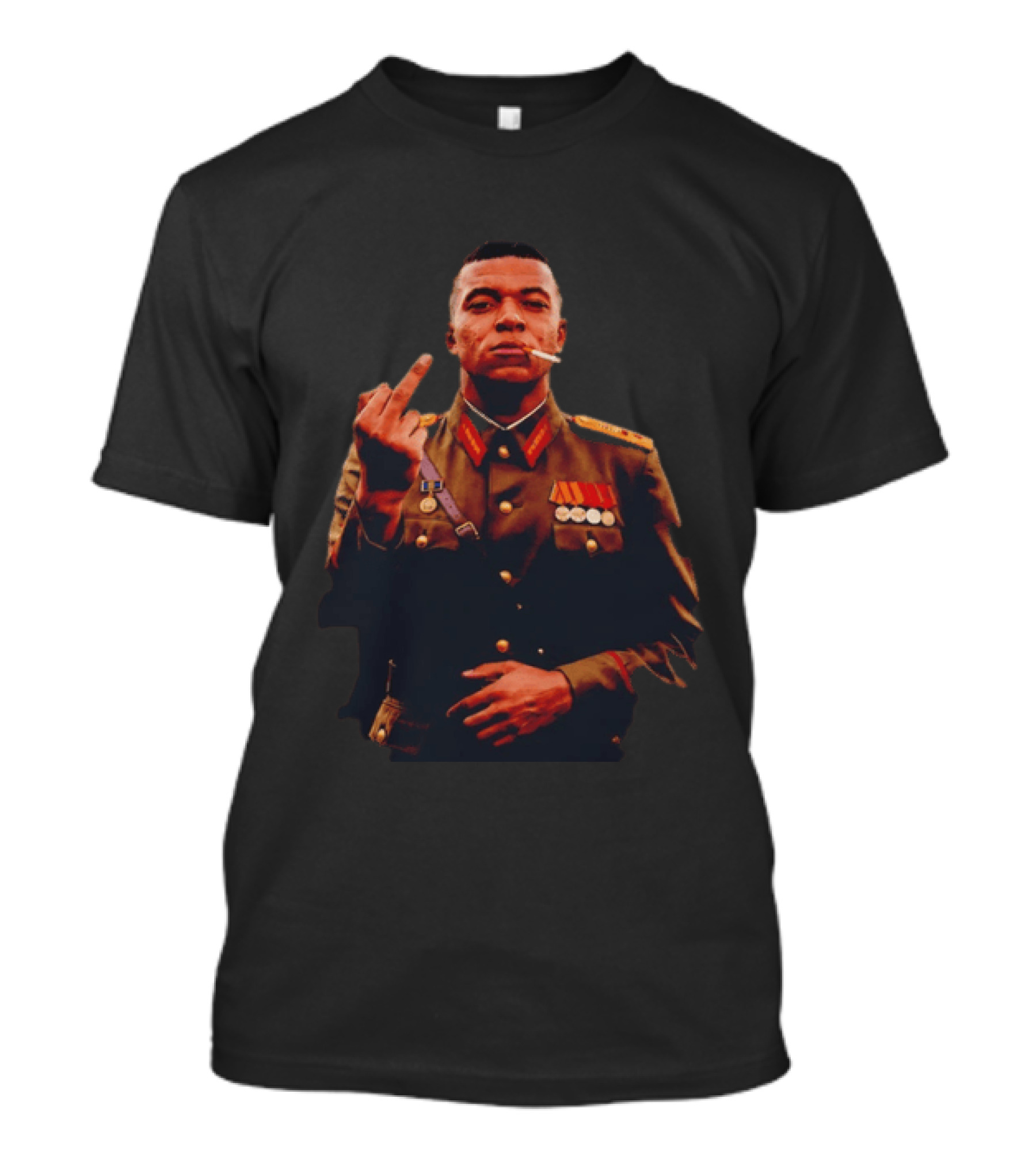 Kylian Mbappé Military General Salute T-Shirt