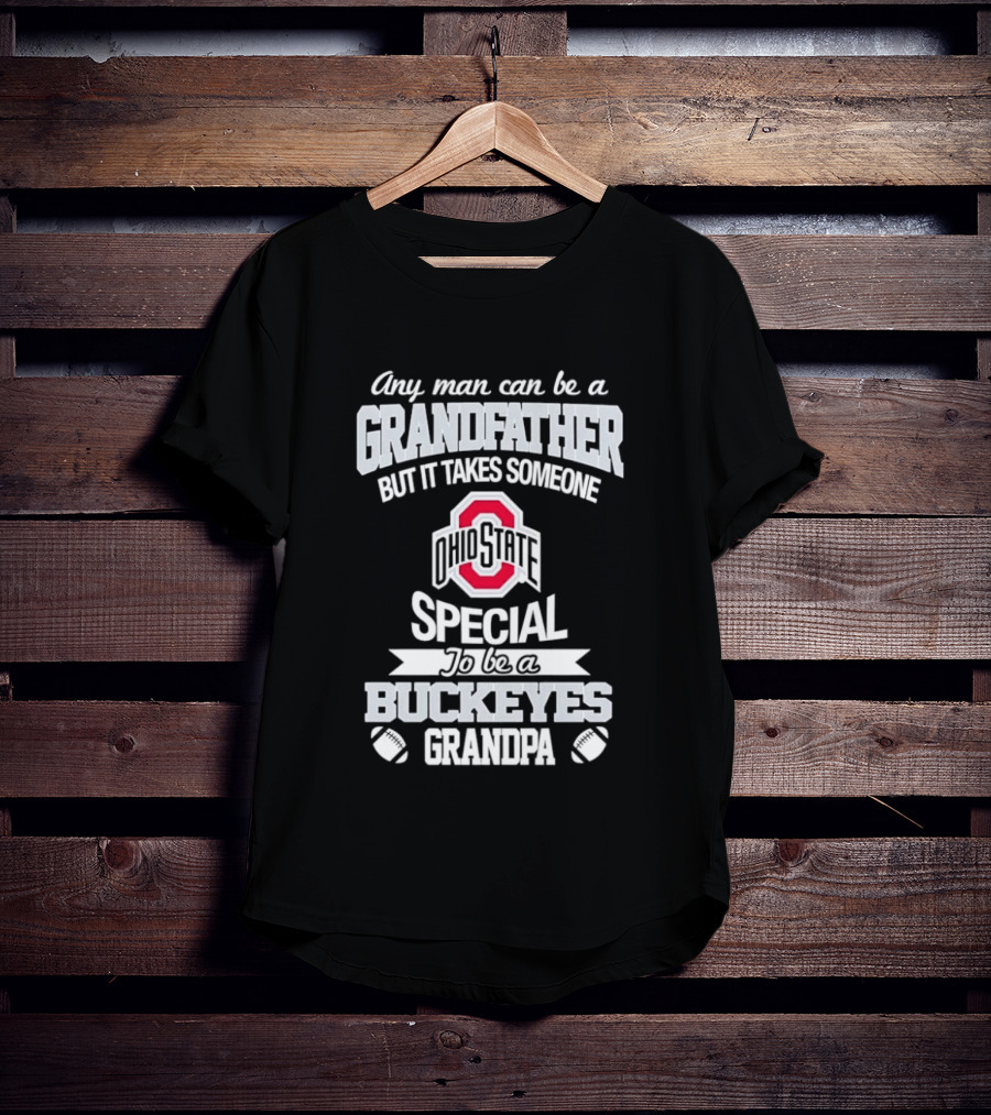 Ohio State Buckeyes Special Grandpa Football Fan T-Shirt