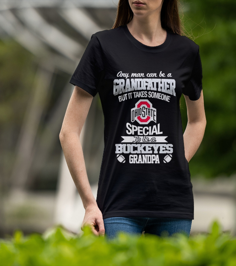 Ohio State Buckeyes Special Grandpa Football Fan T-Shirt