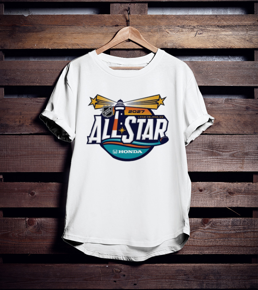 2027 NHL All Star Long Island Honda Lighthouse Stars T-Shirt