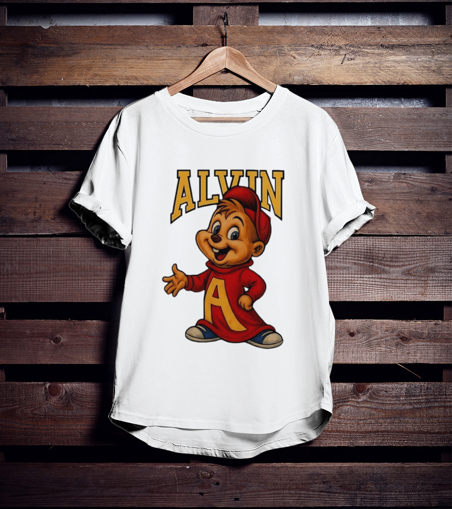 Alvin And The Chipmunks Alvin Character With Standing A T-Shirt