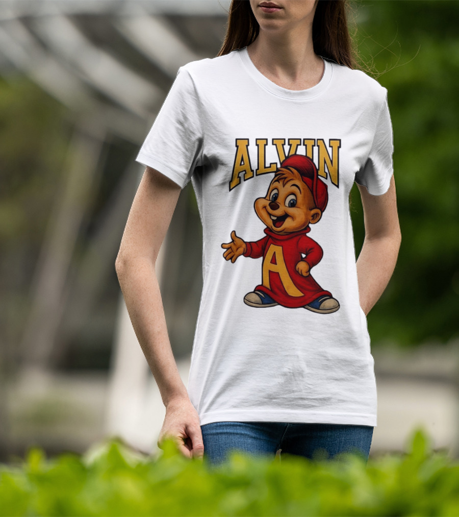 Alvin And The Chipmunks Alvin Character With Standing A T-Shirt