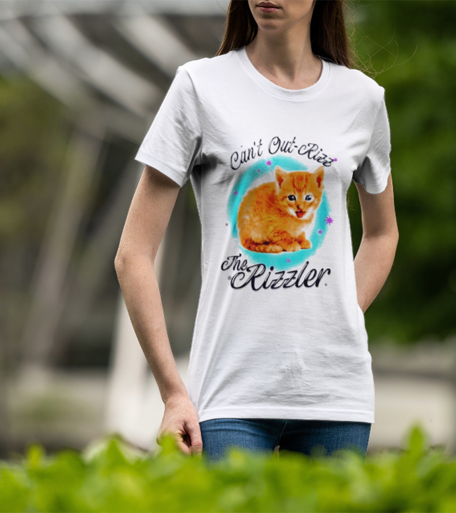 Can't Out Rizz The Rizzler Cat T-Shirt