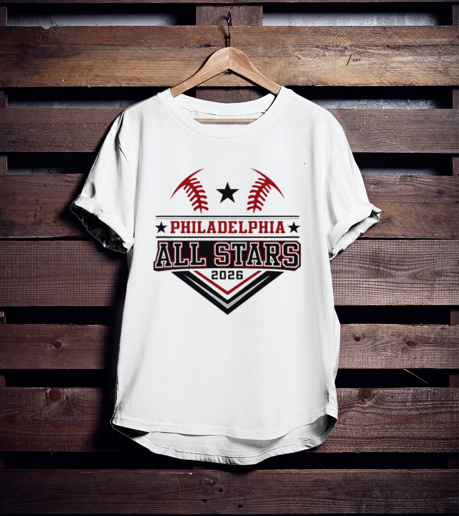 Philadelphia All Stars 2026 Baseball Star T-Shirt