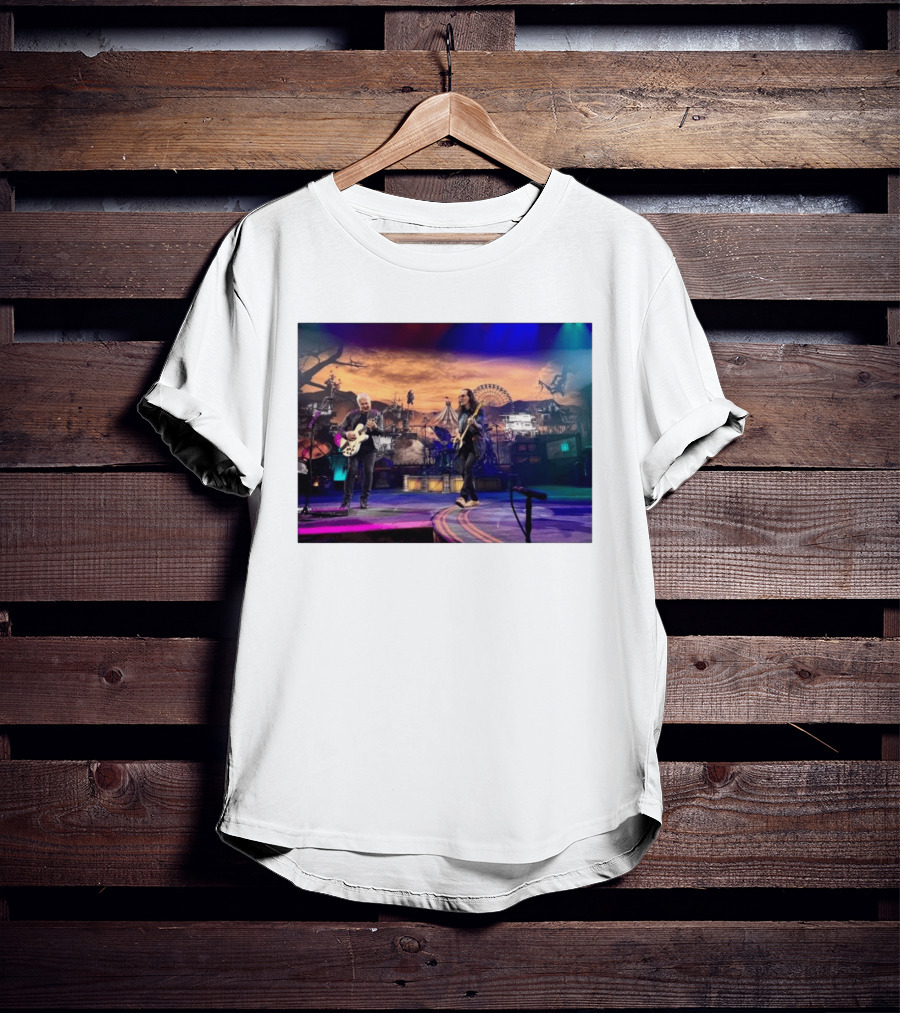 Fifty Something Rock Canada Rush Alex Lifeson Geddy Lee Thank You Texas Concert Memories T-Shirt