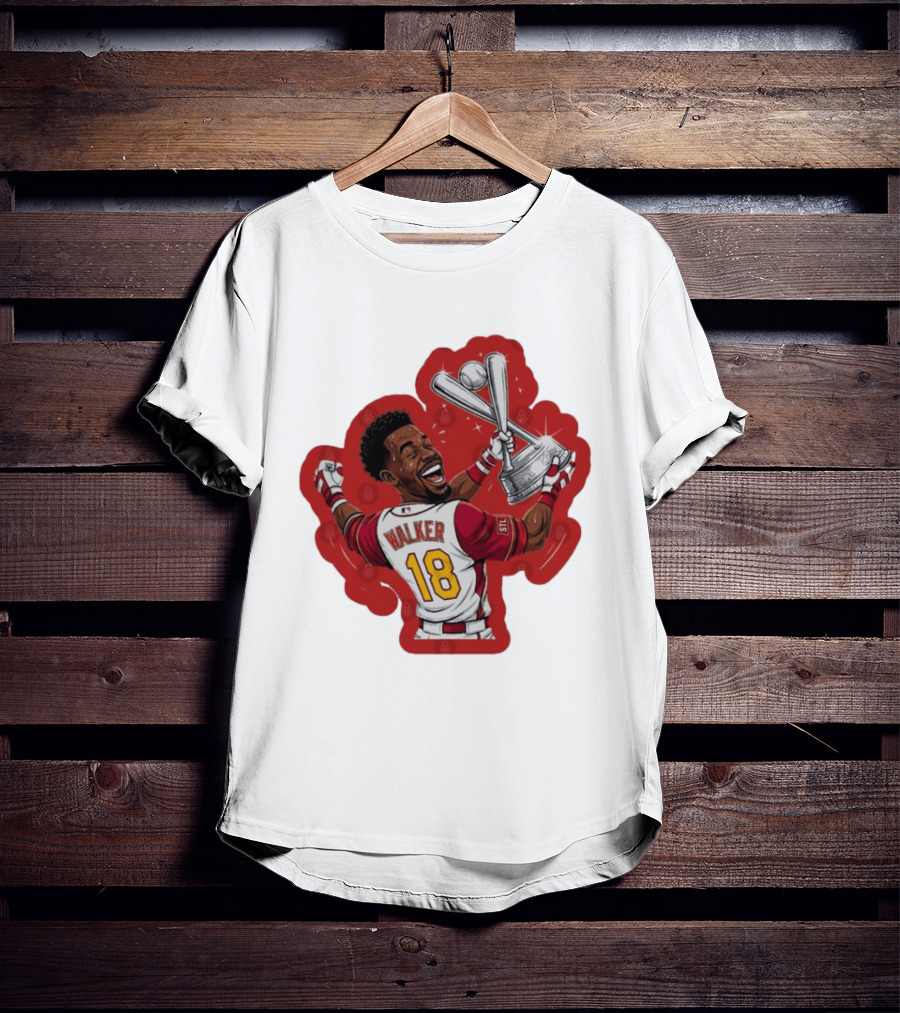 Jordan Walker 18 You Dont Boo Nobodies STL Victory Baseball Trophy T-Shirt