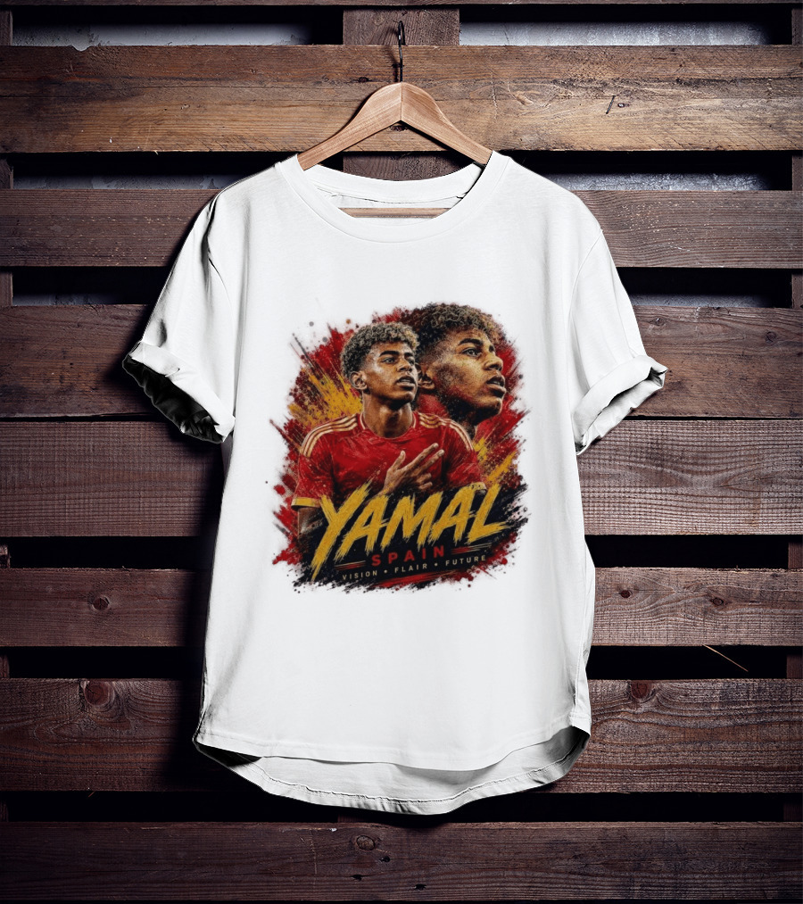 Yamal Spain Vision Flair Future Football T-Shirt