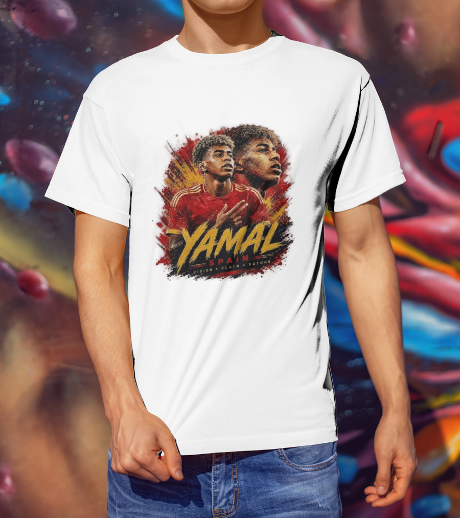 Yamal Spain Vision Flair Future Football T-Shirt