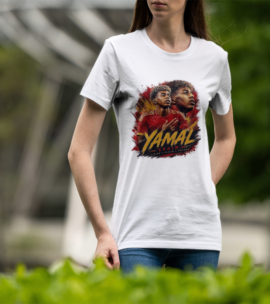 Yamal Spain Vision Flair Future Football T-Shirt