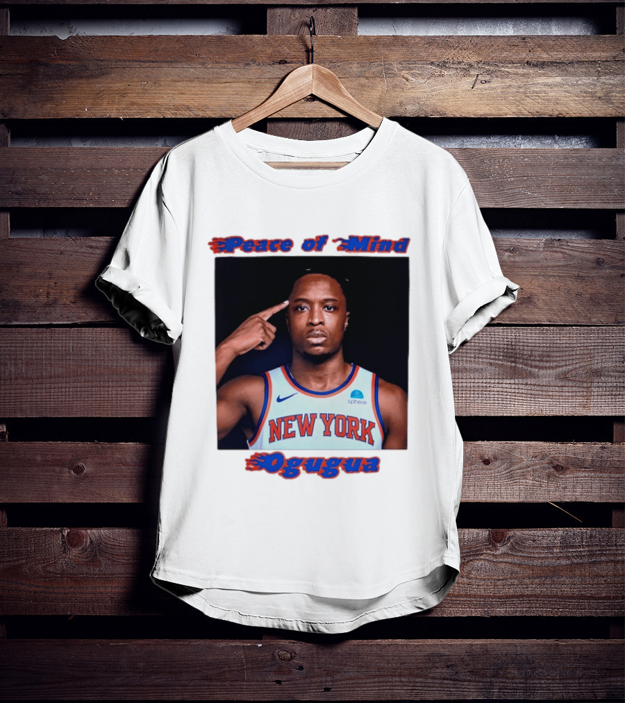 New York Knicks Basketball OG Anunoby Peace Of Mind Ogugua 2026 T-Shirt