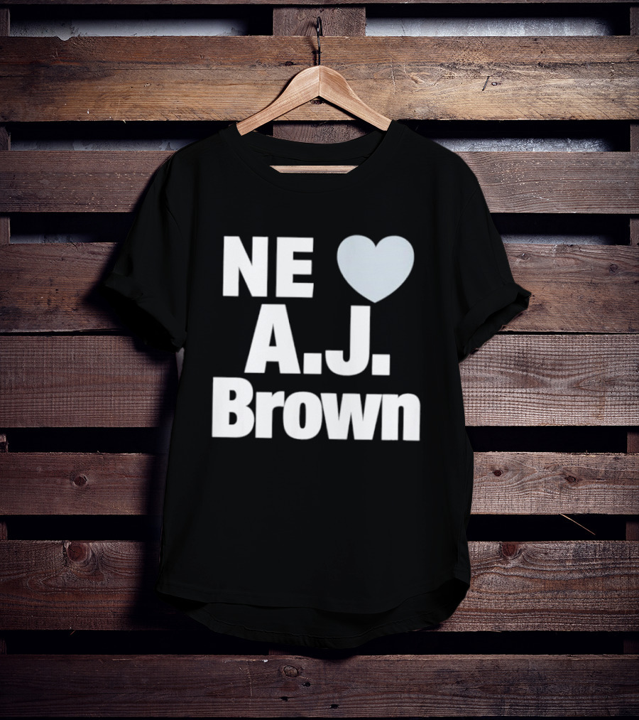 Philadelphia Eagles NE Heart A.J. Brown T-Shirt