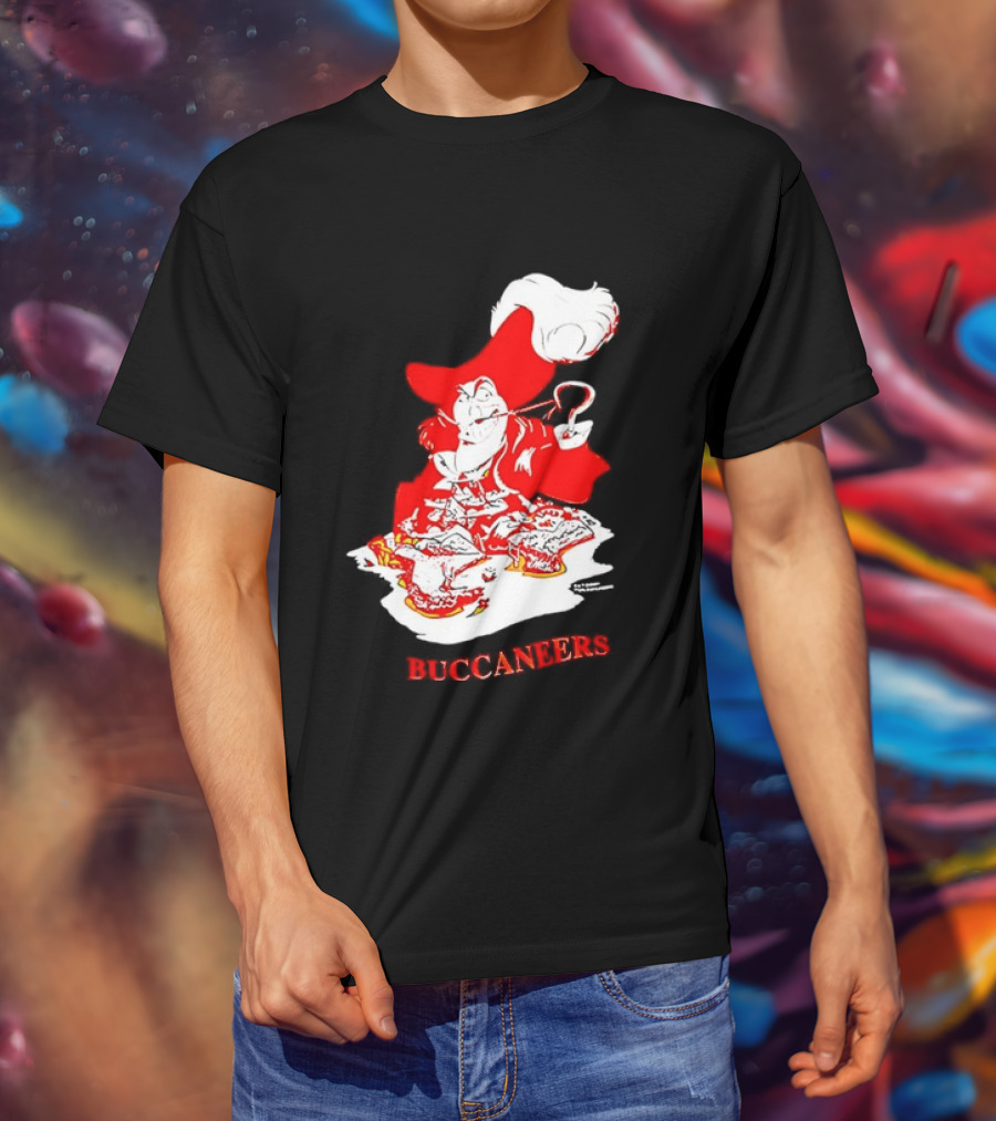 Captain Hook Buccaneers Pirate Tampa Bay T-Shirt